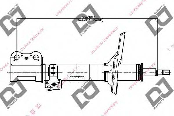 DJ PARTS DS1045GS Амортизатор