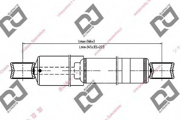 DJ PARTS DS1061GT Амортизатор