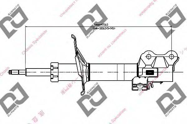 DJ PARTS DS1105GS Амортизатор