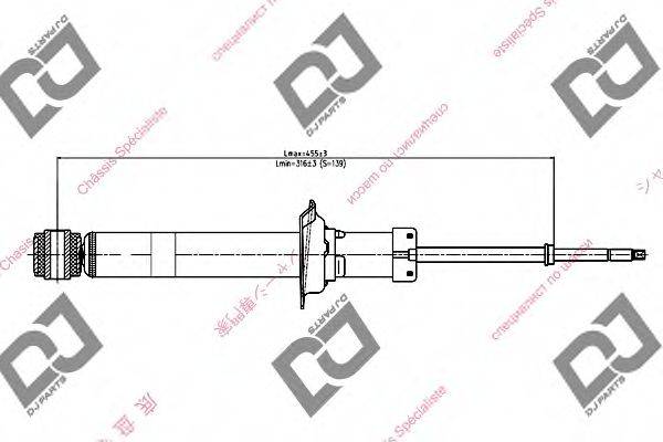 DJ PARTS DS1115GT Амортизатор