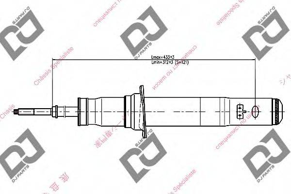 DJ PARTS DS1159GT Амортизатор