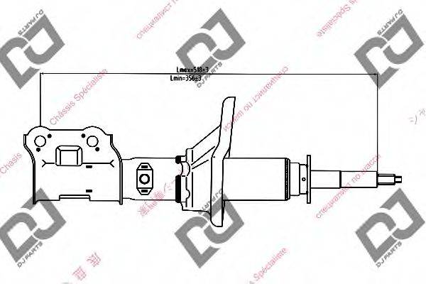 DJ PARTS DS1261GS Амортизатор