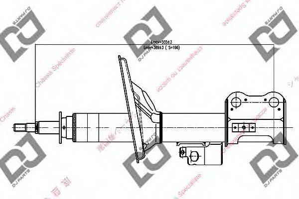 DJ PARTS DS1068GS Амортизатор