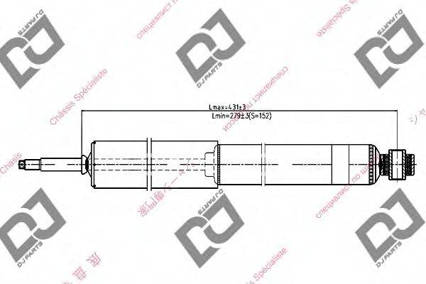 DJ PARTS DS1069GT Амортизатор