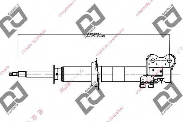 DJ PARTS DS1094GS Амортизатор