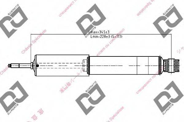 DJ PARTS DS1179GT Амортизатор