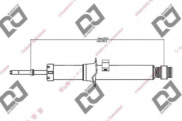 DJ PARTS DS1252GT Амортизатор