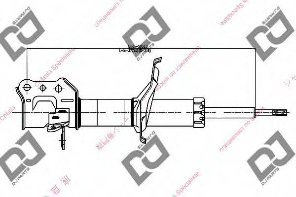 DJ PARTS DS1192GS Амортизатор