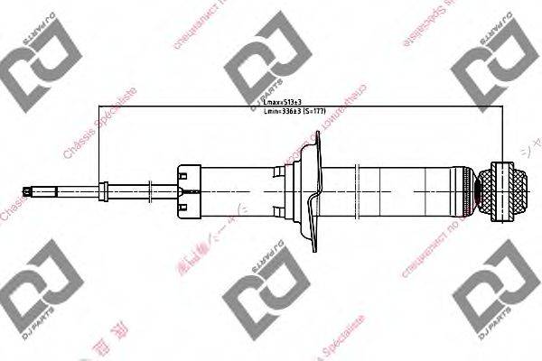 DJ PARTS DS1281GT Амортизатор