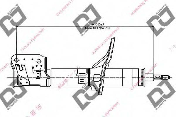 DJ PARTS DS1286GS Амортизатор