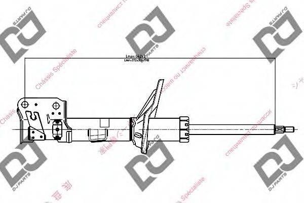 DJ PARTS DS1289GS Амортизатор