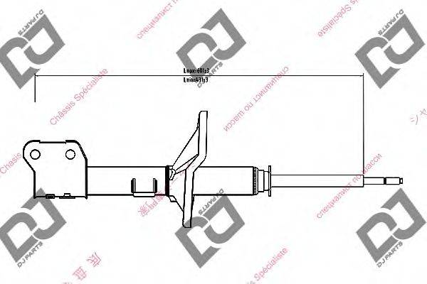 DJ PARTS DS1330GS Амортизатор