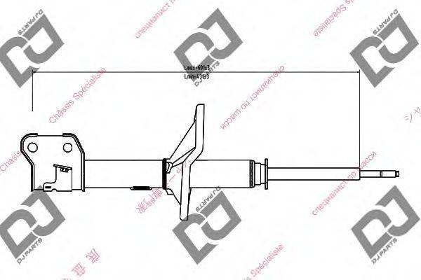 DJ PARTS DS1329GS Амортизатор