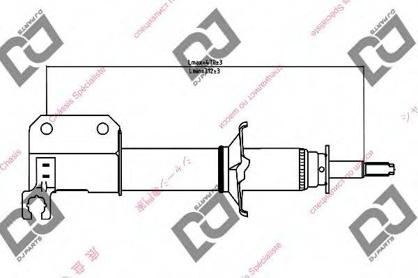 DJ PARTS DS1339GS Амортизатор