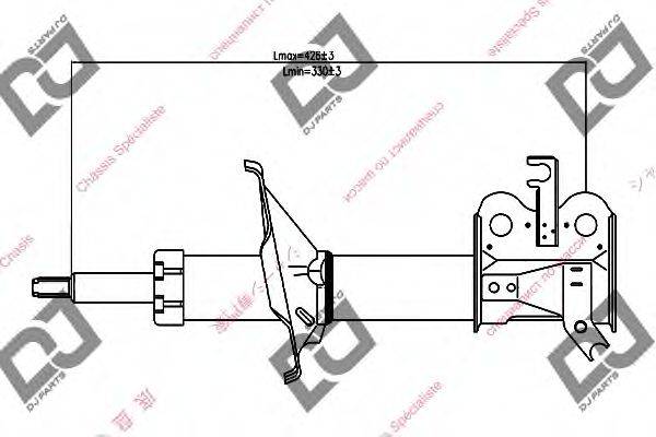 DJ PARTS DS1348GS Амортизатор