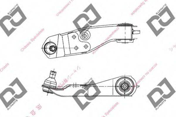 DJ PARTS DA1048 Важіль незалежної підвіски колеса, підвіска колеса