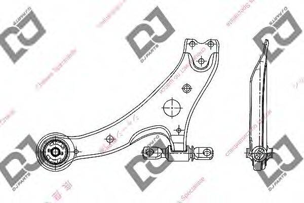 DJ PARTS DA1062 Важіль незалежної підвіски колеса, підвіска колеса