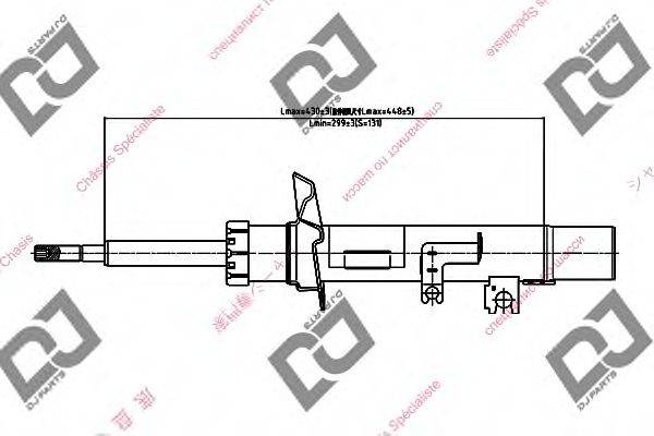 DJ PARTS DS1374GS Амортизатор