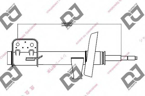 DJ PARTS DS1399GS Амортизатор