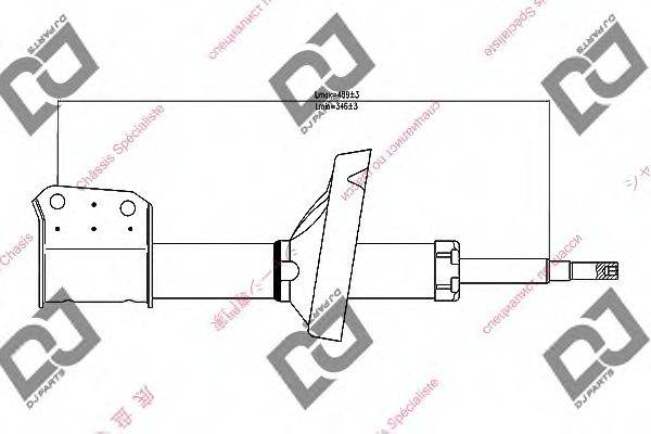 DJ PARTS DS1410GS Амортизатор