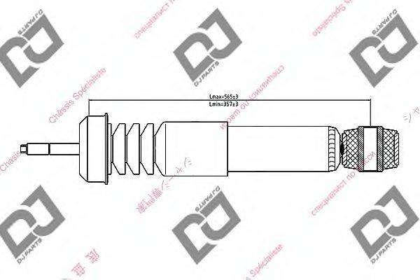 DJ PARTS DS1411GT Амортизатор