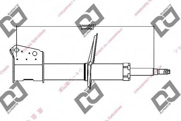 DJ PARTS DS1431GS Амортизатор