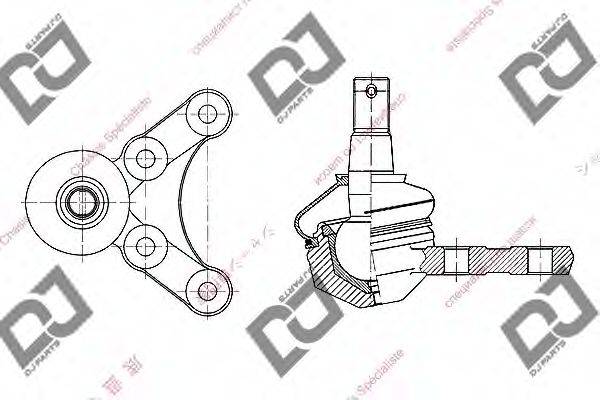 DJ PARTS DB1233 несучий / напрямний шарнір