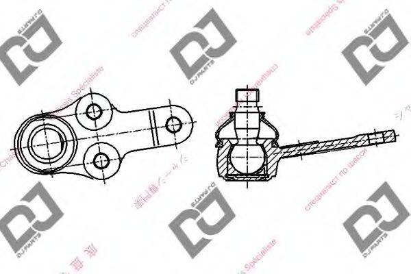 DJ PARTS DB1270 несучий / напрямний шарнір