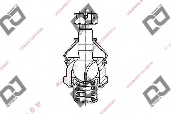 DJ PARTS DB1223 несучий / напрямний шарнір