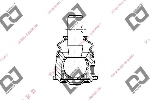 DJ PARTS DB1072 несучий / напрямний шарнір