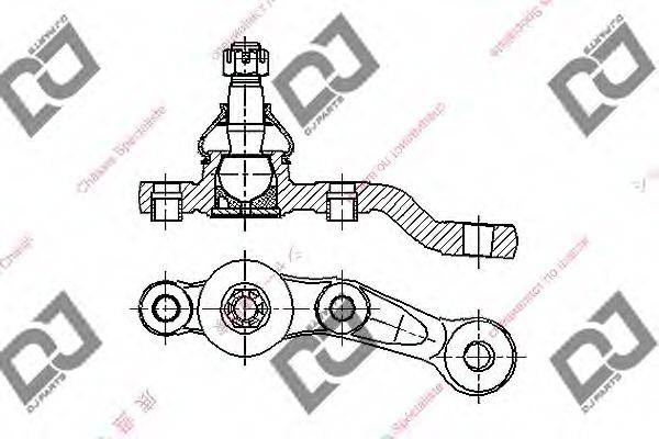 DJ PARTS DB1202 несучий / напрямний шарнір