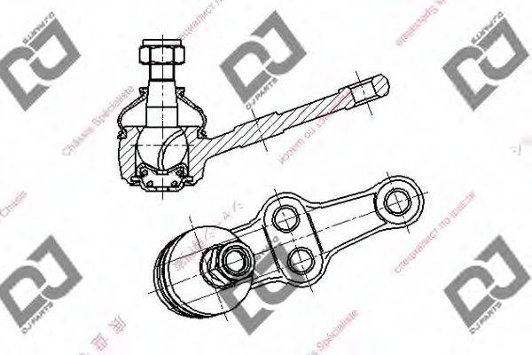 DJ PARTS DB1284 несучий / напрямний шарнір