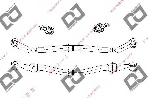 DJ PARTS DC1026 Поздовжня рульова тяга