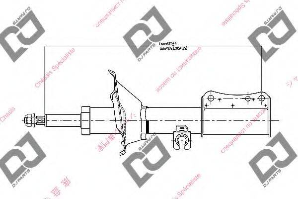 DJ PARTS DS2217GS Амортизатор