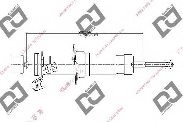 DJ PARTS DS2219GT Амортизатор