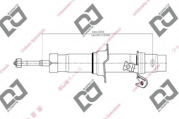 DJ PARTS DS2220GT Амортизатор