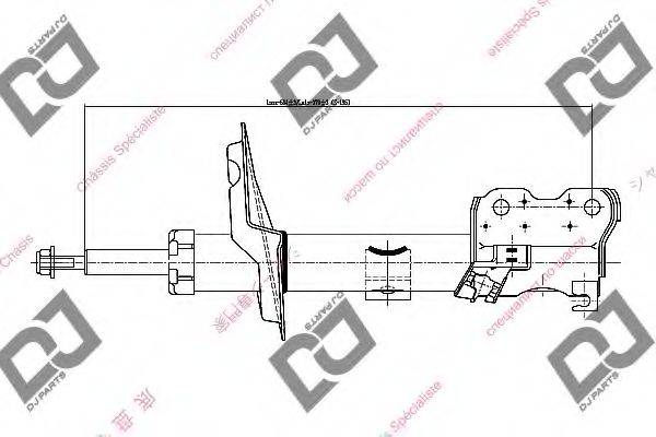 DJ PARTS DS2232GS Амортизатор