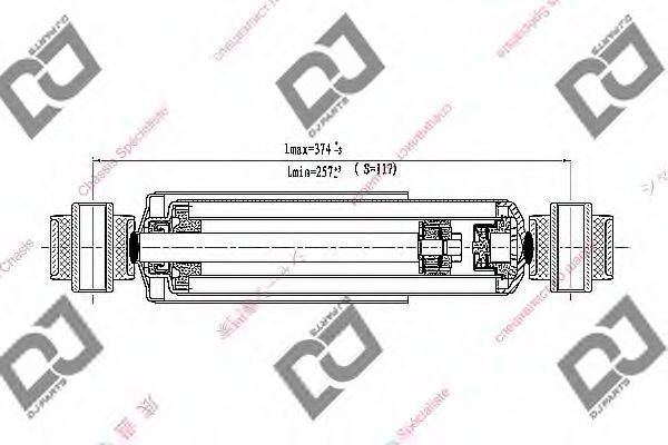 DJ PARTS DS2233GT Амортизатор