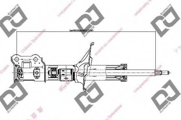 DJ PARTS DS1717GS Амортизатор