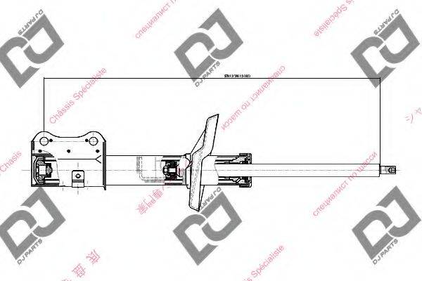 DJ PARTS DS1542GS Амортизатор