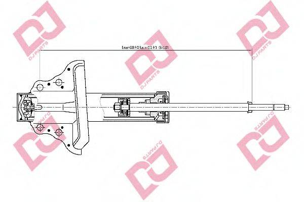 DJ PARTS DS1779GT Амортизатор