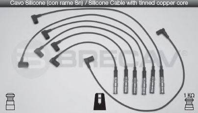 BRECAV 08511 Комплект дротів запалювання
