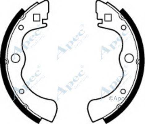 APEC BRAKING SHU105 Гальмівні колодки