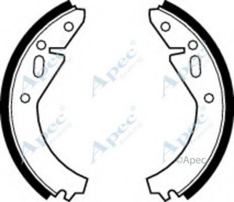 APEC BRAKING SHU12 Гальмівні колодки