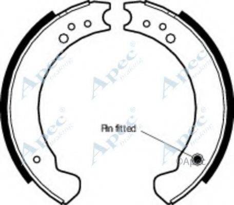 APEC BRAKING SHU267 Гальмівні колодки