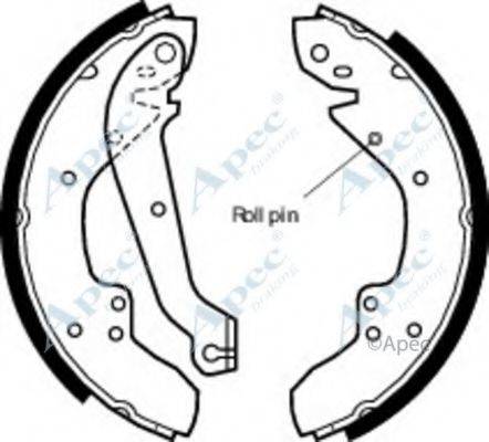 APEC BRAKING SHU312 Гальмівні колодки