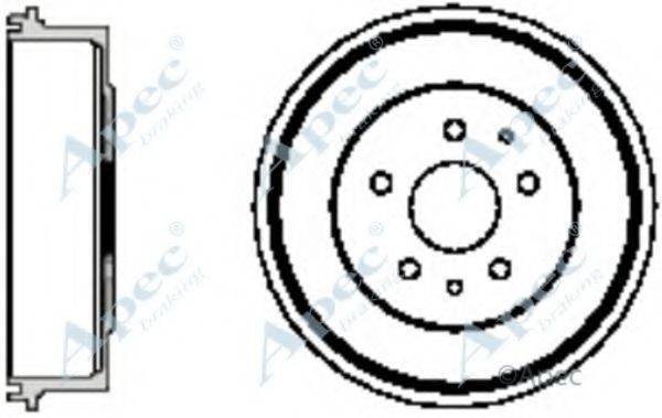 APEC BRAKING DRM9707 Гальмівний барабан