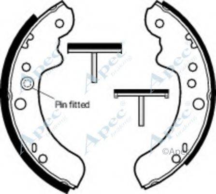 APEC BRAKING SHU387 Гальмівні колодки