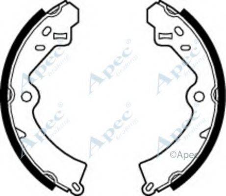 APEC BRAKING SHU410 Гальмівні колодки