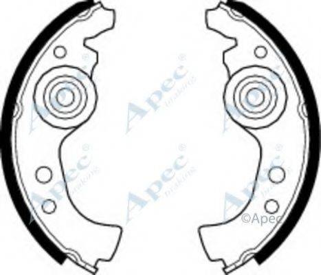 APEC BRAKING SHU45 Гальмівні колодки